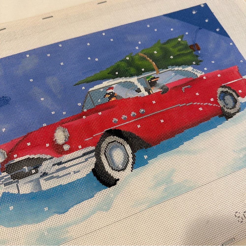 Holiday Needlepoint Canvas - Scott Church Creative